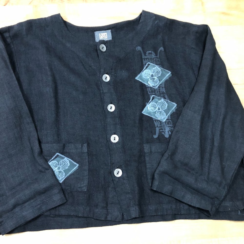 Women's Vintage Blue Fish Jacket